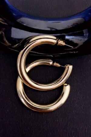 Golden Light Weight Hoops