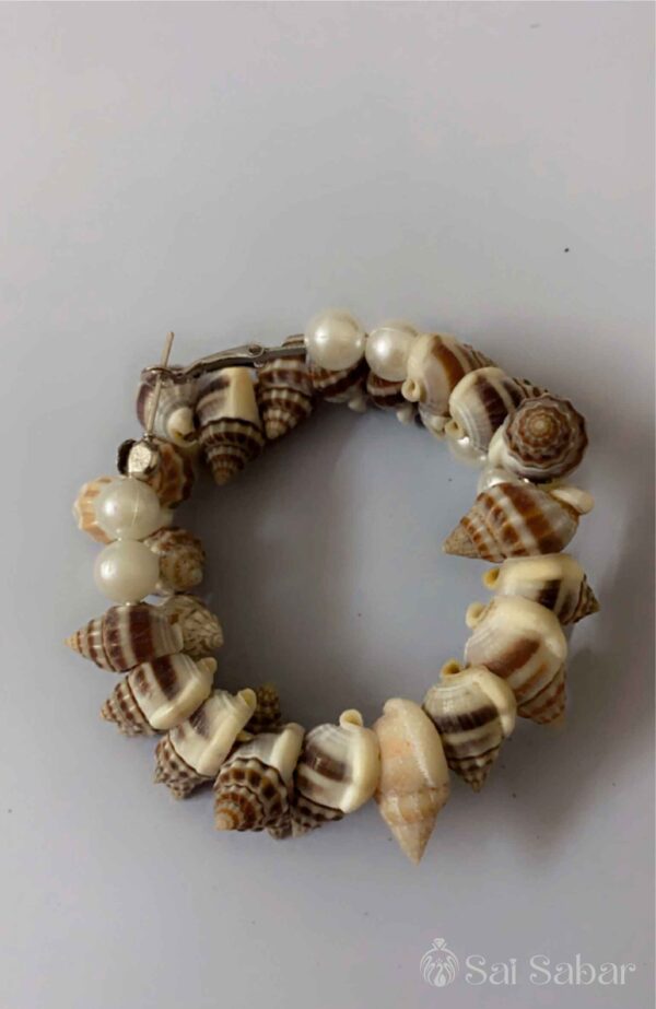 Sea Shell Hoops - Image 4
