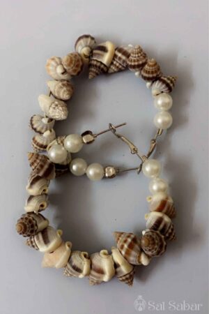 Sea Shell Hoops