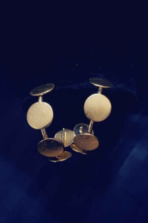 Brass Golden Semi Hoops Anti Tarnish