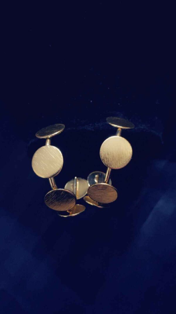 Brass Golden Semi Hoops Anti Tarnish