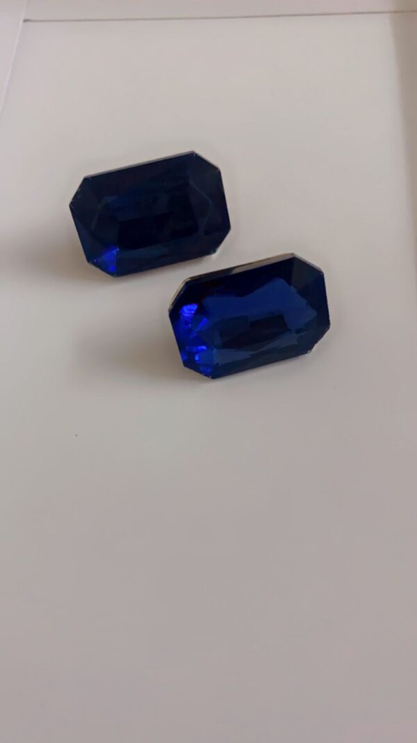 Blue Crystal Studs - Image 2