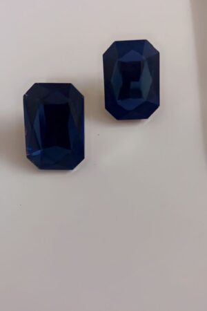 Blue Crystal Studs
