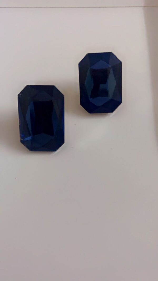 Blue Crystal Studs
