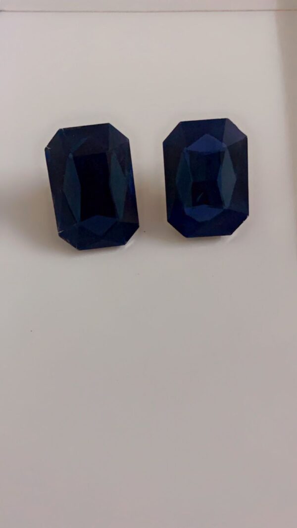 Blue Crystal Studs - Image 4