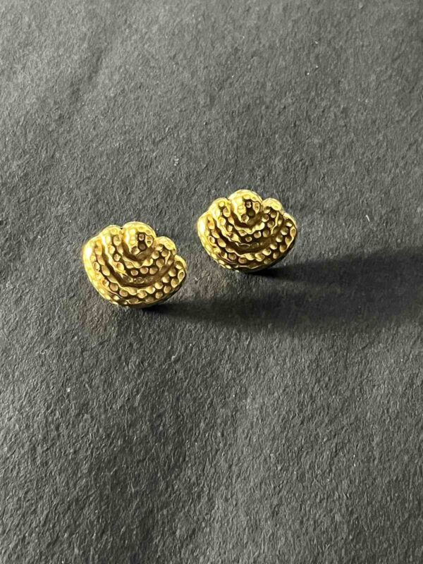Brass Hammered Studs