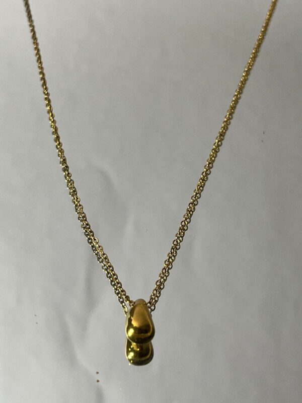 Tear Drop Small Pendant Chain