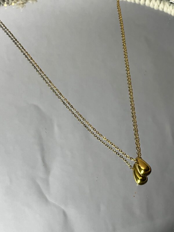 Tear Drop Small Pendant Chain - Image 3