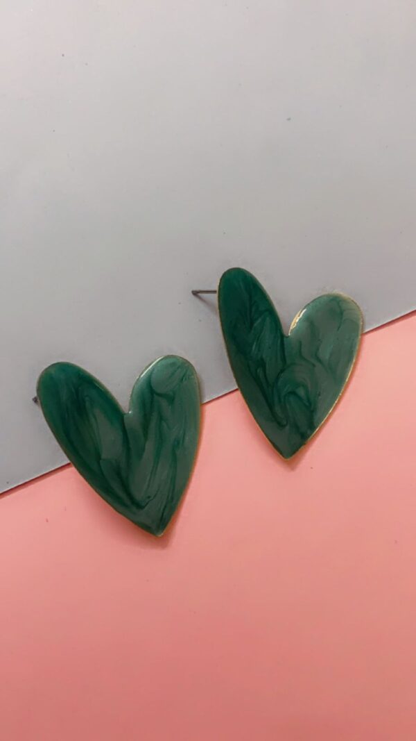Heart Shape light Weight Korean Studs