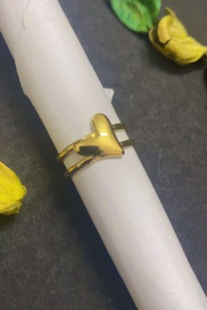 Golden Heart Ring