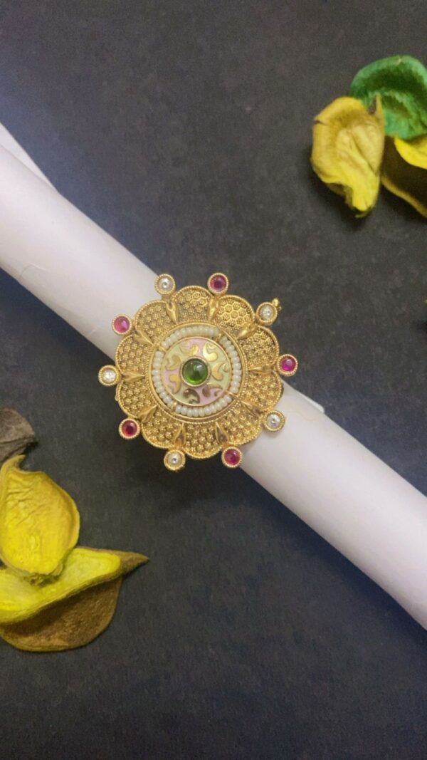 Golden Traditional Ring - Image 2