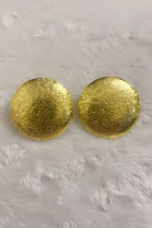 Golden Brass Earrings Anti Tarnish
