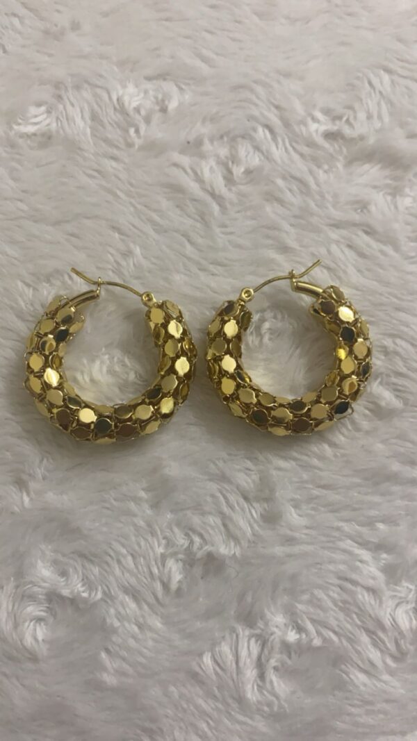 Gold Hoops - Image 2