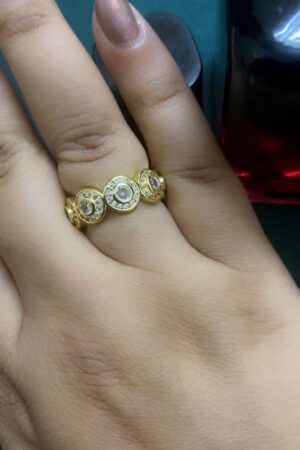 Golden Studded Ring