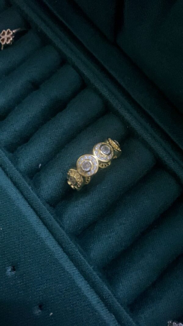 Golden Studded Ring - Image 3